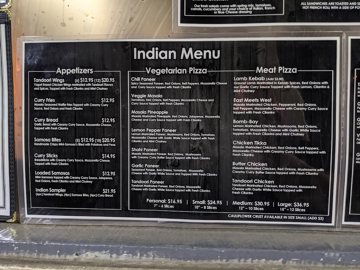 Parktown Pizza Company Menu - Image 2