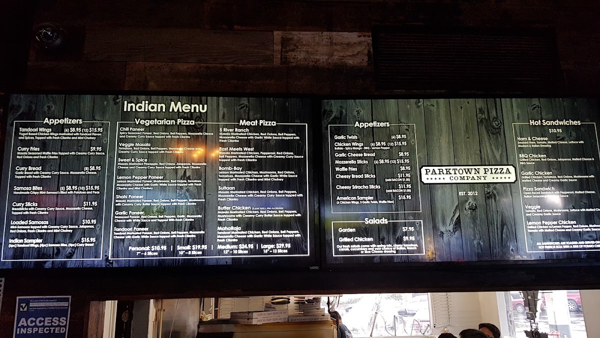 Parktown Pizza Company Menu - Image 6